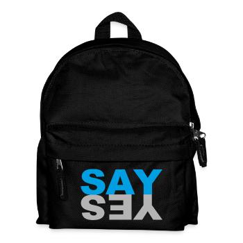 SAY YES - Kinder Rucksack - Schwarz - Vorne