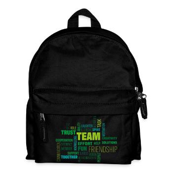 Team - Kids' Backpack - black - Front