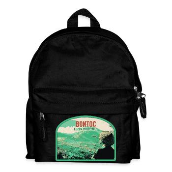Bontoc et ses Rizières en Terrasses, Philippines - Sac à dos Enfant - noir - Devant