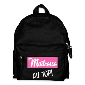 MERCI. MAÎTRESSE. MERCI MAÎTRESSE - Sac à dos Enfant - noir - Devant