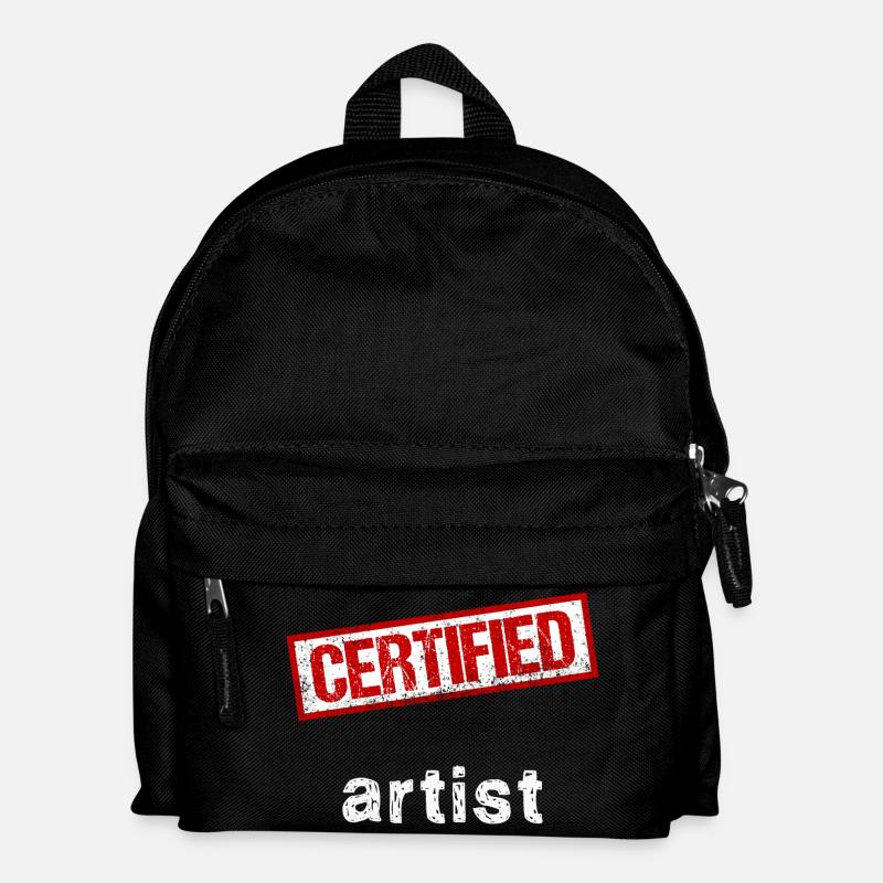 Künstler - Kinder Rucksack - Schwarz