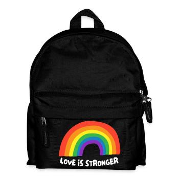 L’amour est plus fort. LGBT - Sac à dos Enfant - noir - Devant