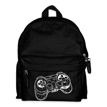 Video Game Controller Drawing - Kids' Backpack - black - Front