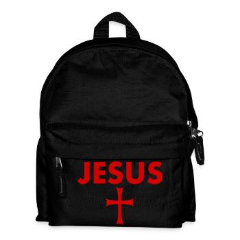 Jesus Cross - Kids' Backpack - black - Front