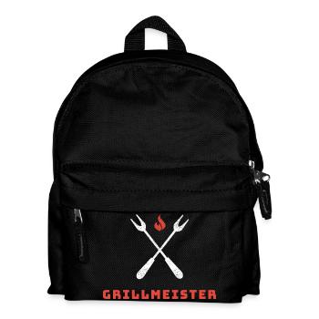 Grillmeister - Der Ultimative BBQ-Experte - Kinder Rucksack - Schwarz - Vorne