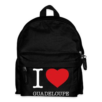 I LOVE GUADELOUPE - Kinder Rucksack - Schwarz - Vorne