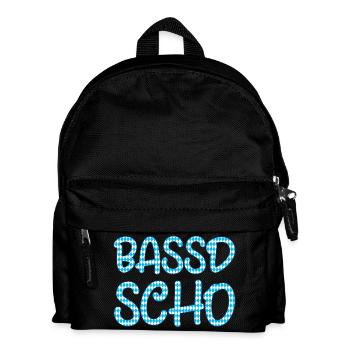 Bassd scho - Kinder Rucksack - Schwarz - Vorne