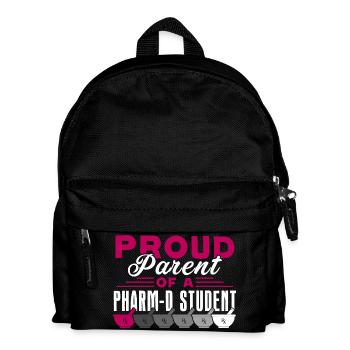 Pharmacist Proud Parent Of Pharmacist Student - Kids' Backpack - black - Front
