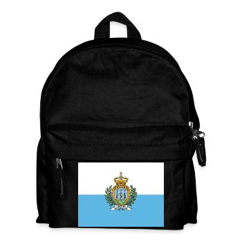 San Marino - Kinder Rucksack - Schwarz - Vorne
