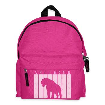Sabre-toothed tiger - Kids' Backpack - fuchsia - Front