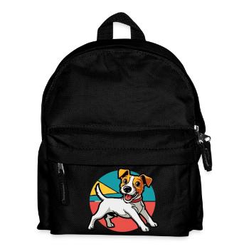 Jack Russel Terrier - Kids' Backpack - black - Front
