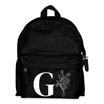 Minimalist flowers - Kids' Backpack - black - Front