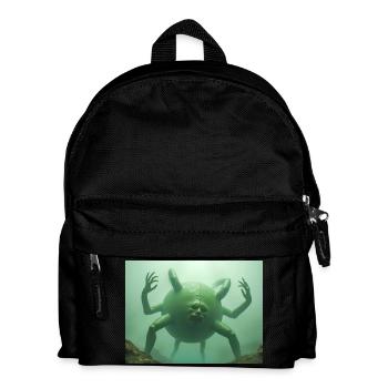 Hundun, der formlose Chaosgott der chinesischen Mythologie - Kinder Rucksack - Schwarz - Vorne