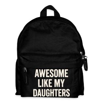 Großartig Wie Meine Töchter Aussage - Kinder Rucksack - Schwarz - Vorne