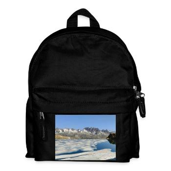 Lake Bramant in June - Kids' Backpack - black - Front