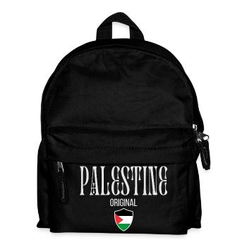 J'aime la Palestine, la Palestine libre - Sac à dos Enfant - noir - Devant