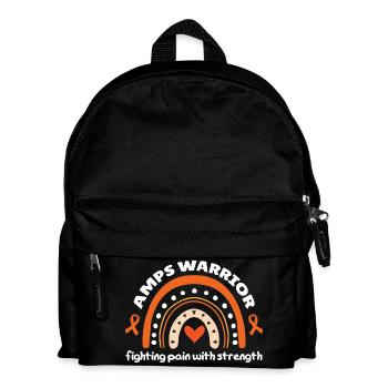 Amps Warrior, Fighting Pain With Strength - Kids' Backpack - black - Front