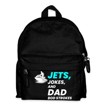 Blagues sur les Jets et coups de papa - Sac à dos Enfant - noir - Devant