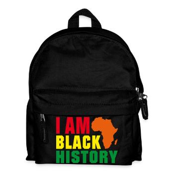 I am Black History - Kinder Rucksack - Schwarz - Vorne
