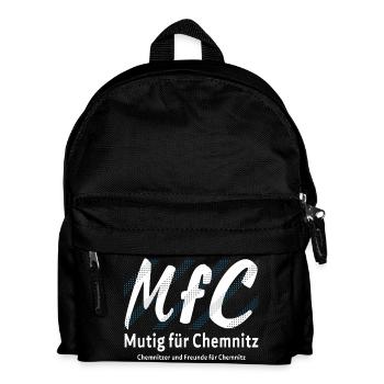 Chemnitz Mutig für Chemnitz - Kinder Rucksack - Schwarz - Vorne