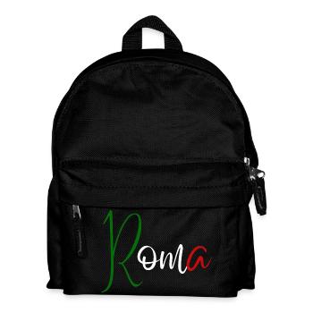 I love Rome, elegant minimalist design - Kids' Backpack - black - Front