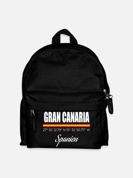 Gran Canaria - Kinder Rucksack - Schwarz