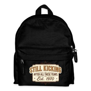 Born in 1970 - Kids' Backpack - black - Front