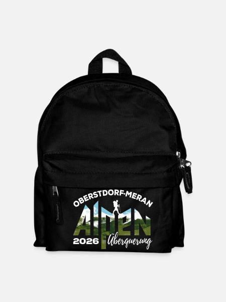 Alpenüberquerung 2026, Oberstdorf Meran, Wandern - Kinder Rucksack - Schwarz
