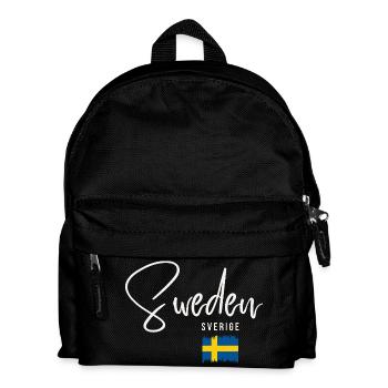Made in Sweden, Swedish roots - Kids' Backpack - black - Front