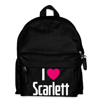 J’adore Scarlett Pink Heart J’adore Scarlett - Sac à dos Enfant - noir - Devant