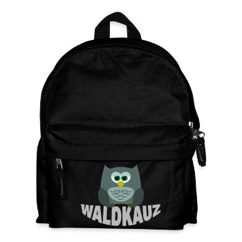 Tawny owl - Kids' Backpack - black - Front