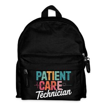 Patient Care Technician Design - Kinder Rucksack - Schwarz - Vorne