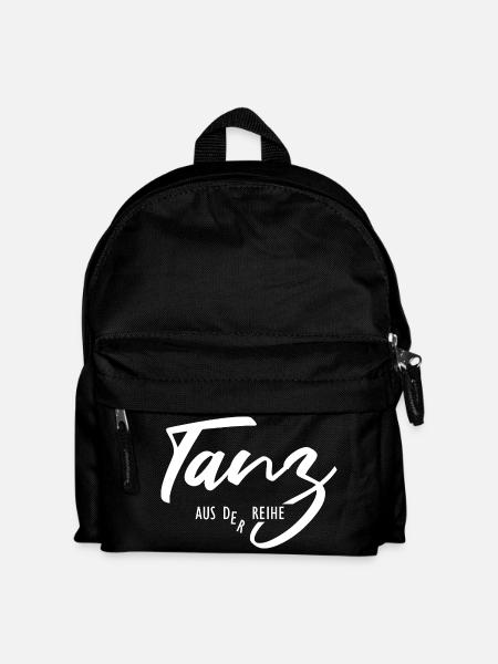 Tanz aus der Reihe – Sei anders und einzigartig - Kinder Rucksack - Schwarz
