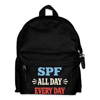Spf Culture Identity Skin Care Humor - Kids' Backpack - black - Front