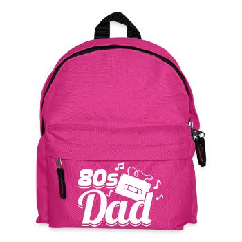 Papa des années 80 - Sac à dos Enfant - fuchsia - Devant