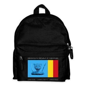 DRC FETT INOFFIZIELLE FLAGGE - Kinder Rucksack - Schwarz - Vorne