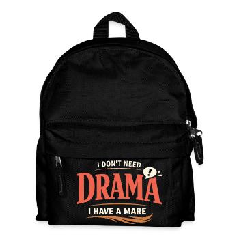 Pferdestimmung Humor Erfahrener Pferdebesitzer - Kinder Rucksack - Schwarz - Vorne