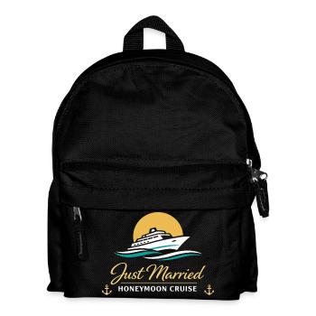 Lune de miel : couples cadeaux mariés - Sac à dos Enfant - noir - Devant