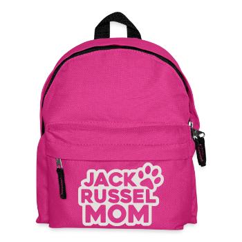 Jack Russell Mom  - Kinder Rucksack - Fuchsia - Vorne