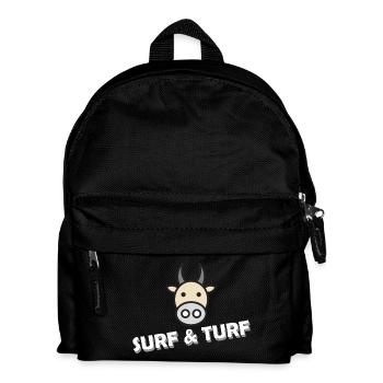 SURF & TURF - Kids' Backpack - black - Front