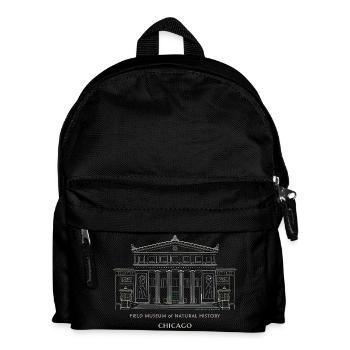 Chicago, Hand Drawing Natural History Museum - Kids' Backpack - black - Front
