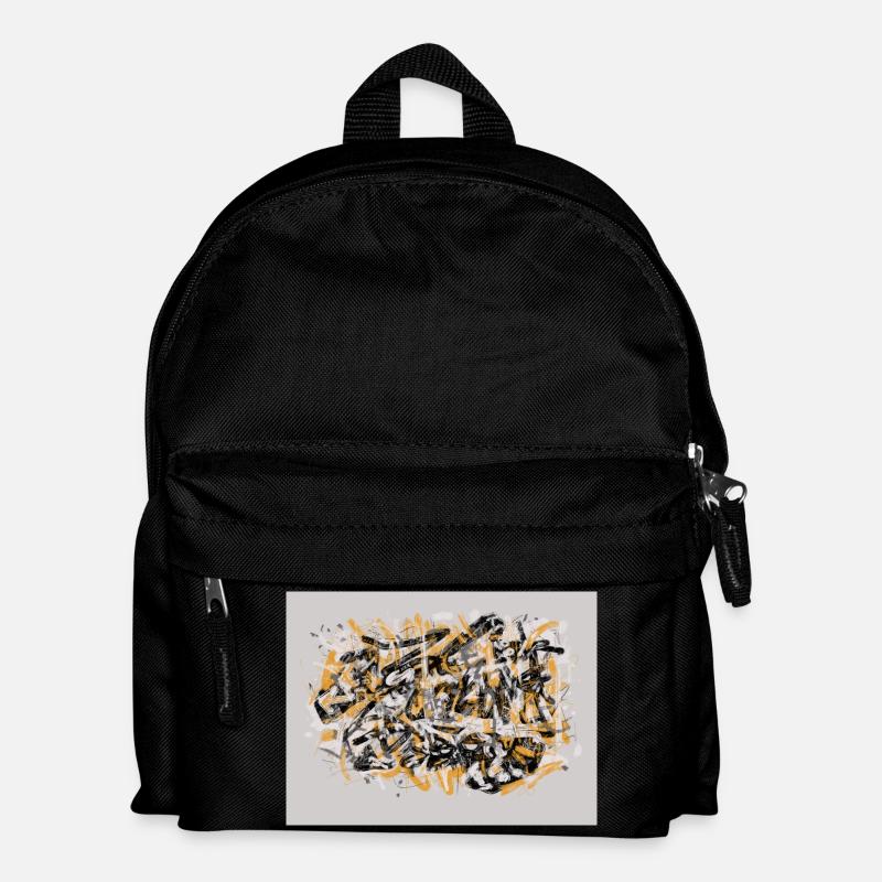 Tag Without a Face - Kids' Backpack - black