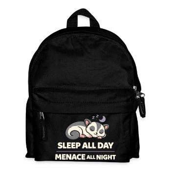 Sugar Glider Mom Exotic Pet Lover - Kids' Backpack - black - Front