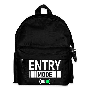 Entry Mode on Aktienmarkt Börse Trader - Kinder Rucksack - Schwarz - Vorne