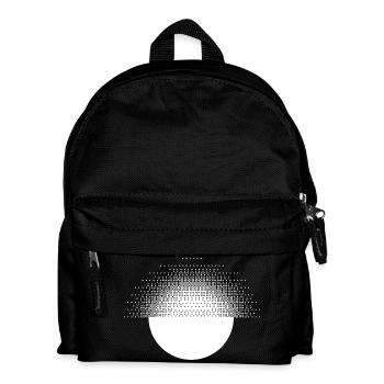 geometric sun design - Kids' Backpack - black - Front
