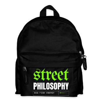 Urban Philosophy and Energy Fish - Kids' Backpack - black - Front