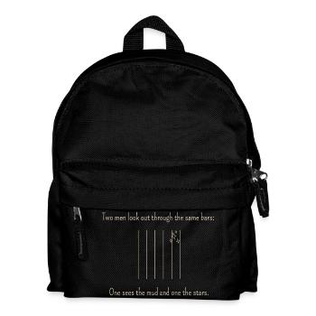 The classic for a change of perspective - Kids' Backpack - black - Front