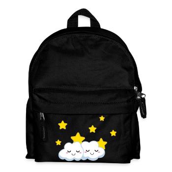 Nuages câlins - Sac à dos Enfant - noir - Devant