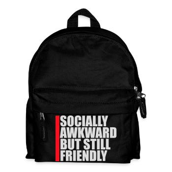 Diction socialement maladroite mais quand même amicale - Sac à dos Enfant - noir - Devant