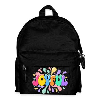 Joyful Rainbow Bubble Pop - Kids' Backpack - black - Front